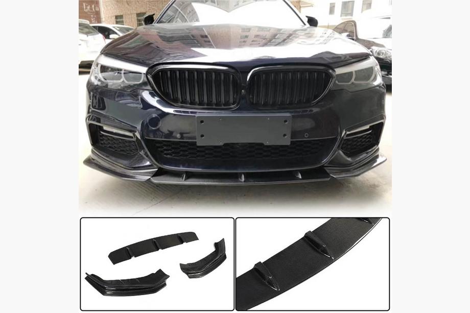 BMW Série 5 G30/G31 2017–2023 Lame Avant Pare-chocs V4 pour M-Sport 2017-2020 Carbone Image