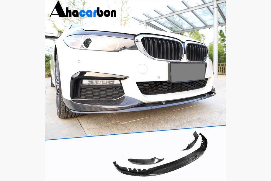 BMW Série 5 G30/G31 2017–2023 Lame avant Lip V6 pour M-Sport 2017-2020 Carbone Image
