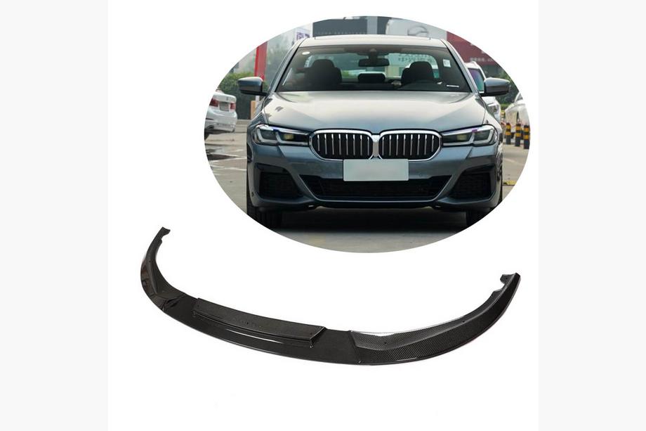 BMW Série 5 G30/G31 2017–2023 Lame avant Lip V2 pour M-Sport 2021-2024, Carbone Photo 1