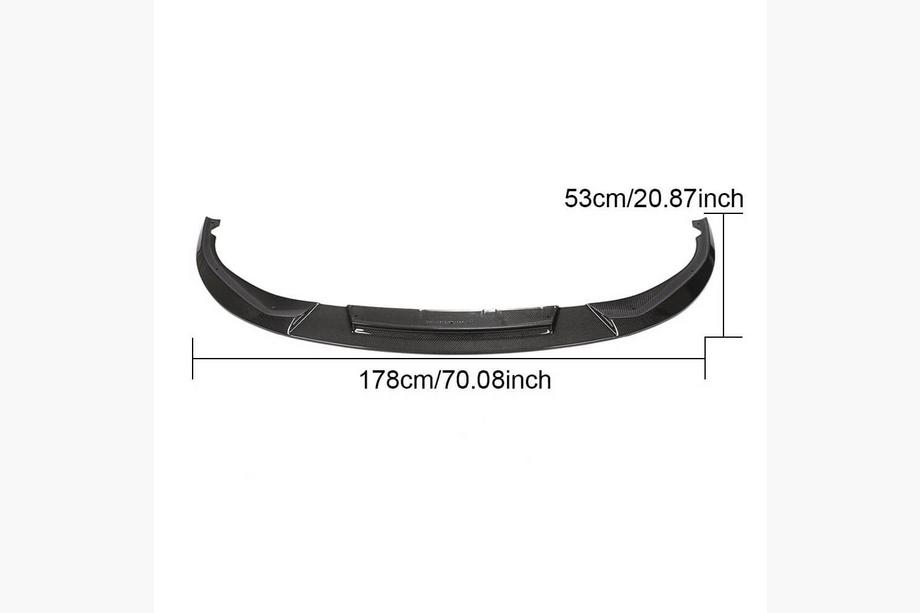 BMW Série 5 G30/G31 2017–2023 Lame avant Lip V2 pour M-Sport 2021-2024, Carbone Photo 6