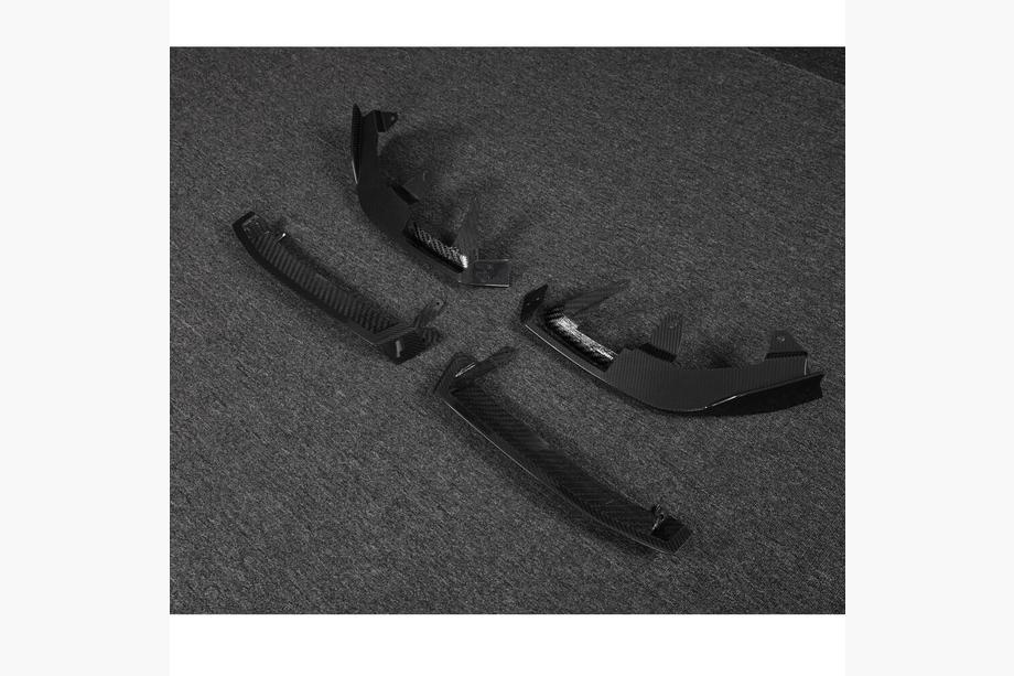 BMW 5/i5 Series G60/G60E/G61 2023- Lame avant pare-chocs (pour M-Sport, Carbone) Photo 9