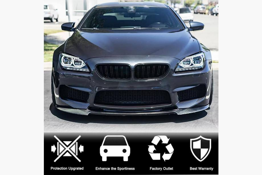 BMW 6 Series F12/F13/F06 2011-2018 Lame avant V2 pour M6, Carbone Photo 4