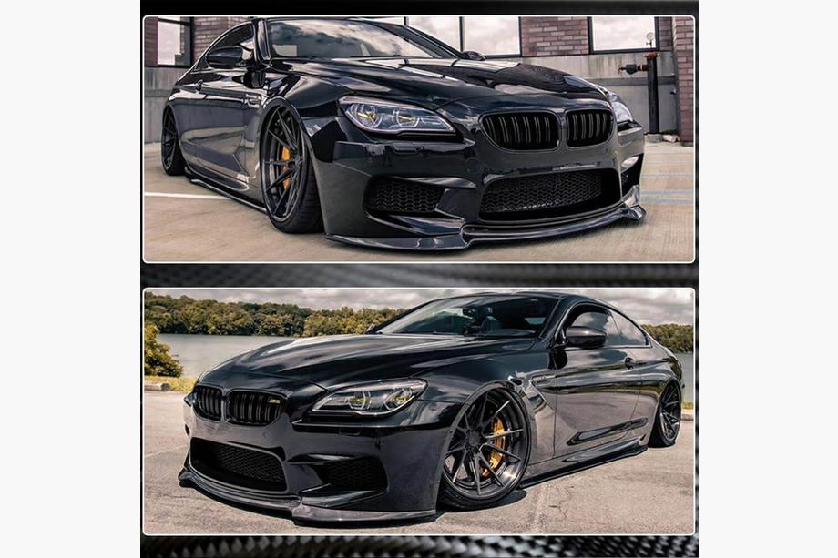 BMW 6 Series F12/F13/F06 2011-2018 Lame avant V2 pour M6, Carbone Photo 5