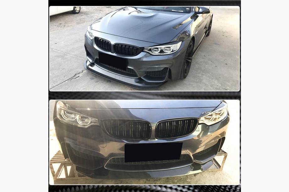 BMW 3 Series F30/F31 2012-2019 Lame avant V3 pour F80 Carbone Photo 4