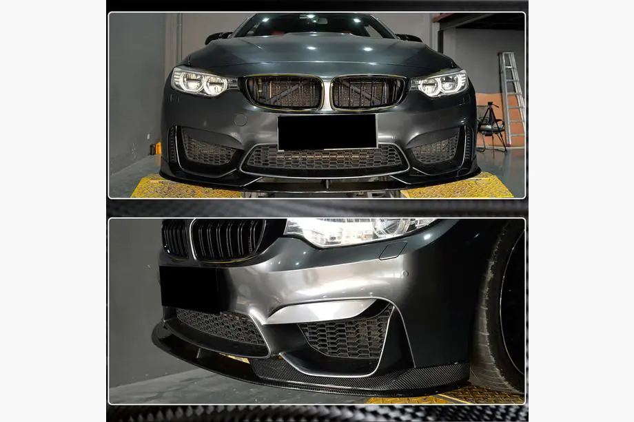 BMW 3 Series F30/F31 2012-2019 Lame avant V2 pour F80 Carbone Photo 3