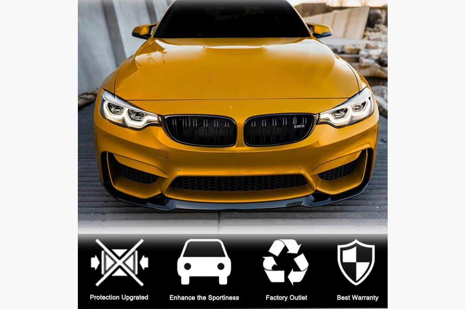 BMW 4 Series F32/F33/F36 2012-2020 Lame de pare-chocs avant FRP V17 (pour F82/F83) Photo 3