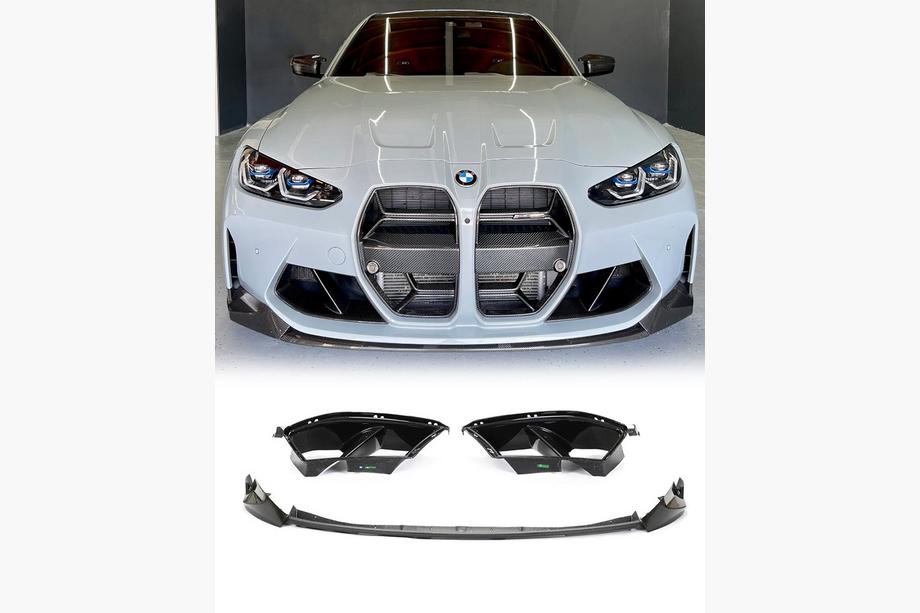 BMW 3 Series G20/G21 2018- Lame avant V6 pour G80 Carbone Photo 1