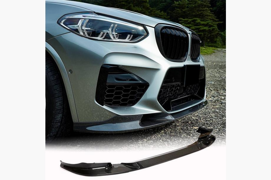 BMW X4 G02 2018- Lame avant V2 pour F98 2018-2021, Carbone Photo 2