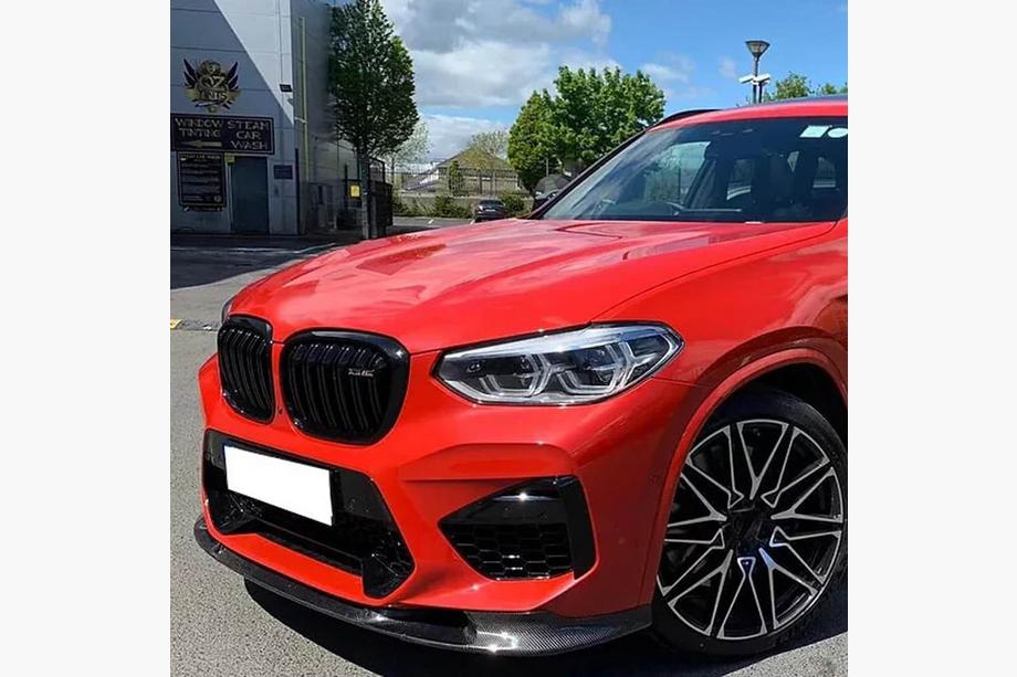 BMW X4 G02 2018- Lame avant V2 pour F98 2018-2021, Carbone Photo 3