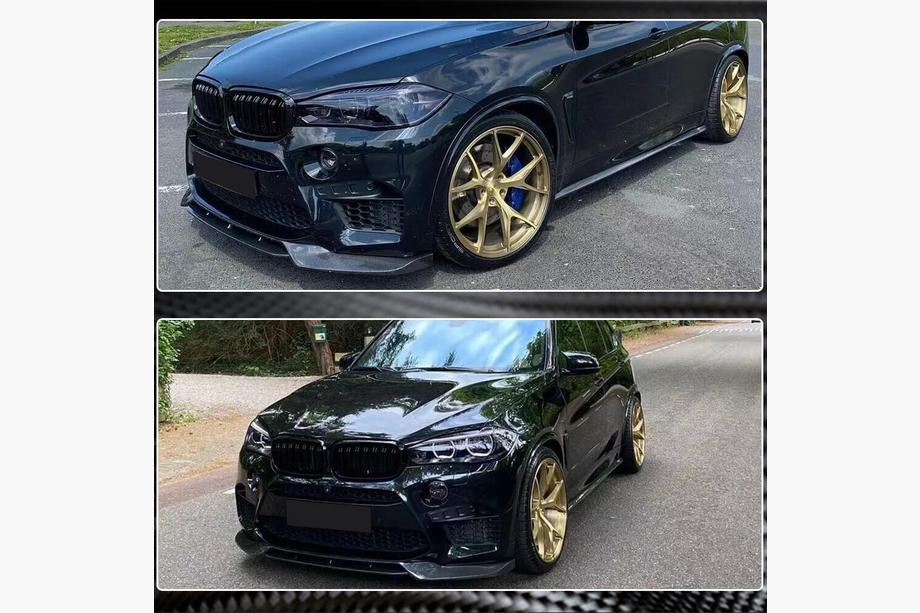 BMW X5 F15 2013-2018 Lame avant Lip V1 pour F85, carbone Photo 5