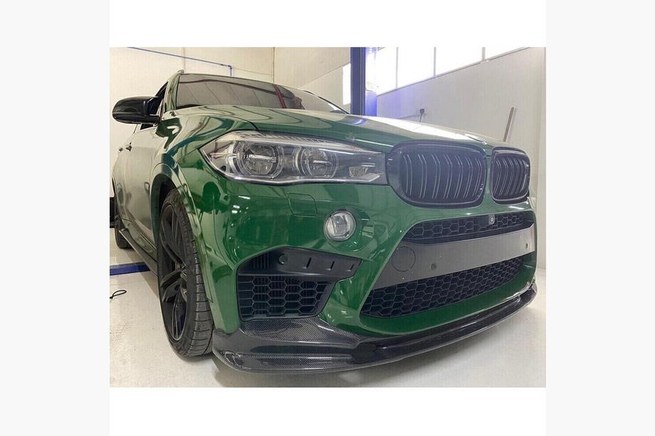 BMW X5 F15 2013-2018 Lame Avant Lip V2 pour F85, Carbone Photo 5