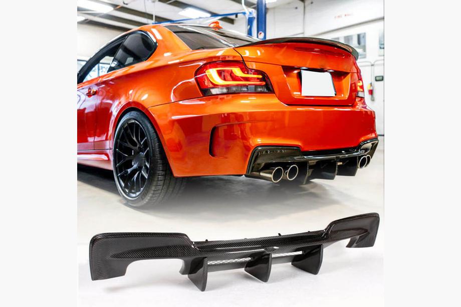 BMW 1 Series E81/E82/E87/E88 2004-2011 Diffuseur de pare-chocs arrière FRP (pour 1M E82) Image