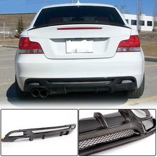 Diffuseur Arrière V1 pour E82/E88 M-Sport, Carbone photo 2
