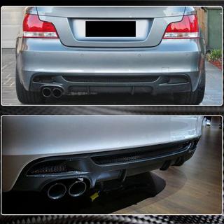 Diffuseur Arrière V1 pour E82/E88 M-Sport, Carbone photo 4