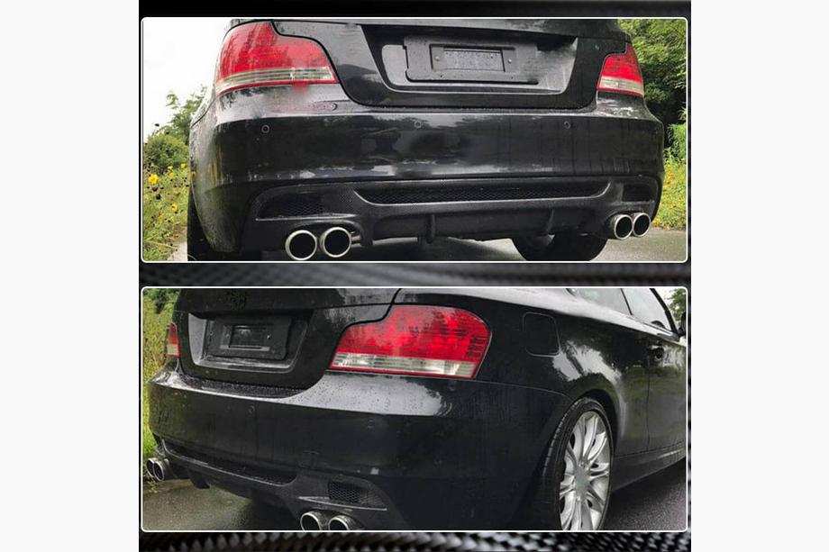 BMW 1 Series E81/E82/E87/E88 2004-2011 Diffuseur Arrière V1 pour E82/E88 M-Sport, Carbone Photo 10