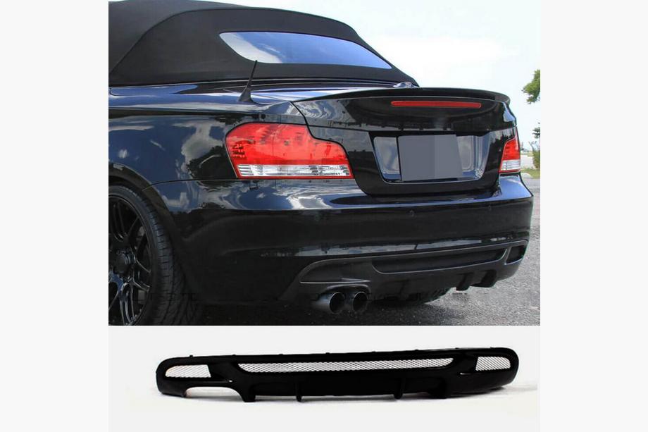 BMW 1 Series E81/E82/E87/E88 2004-2011 Diffuseur de Pare-chocs Arrière FRP V3 (pour E82/E88 M Sport) Image