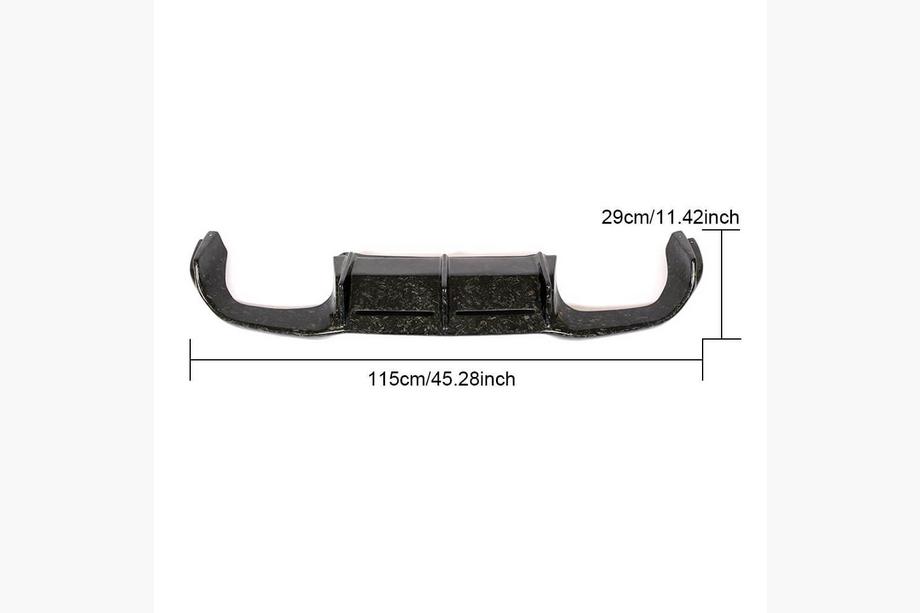 BMW 2 Series F22/F23 2014-2021 Diffuseur Arriere V3 (pour F87 M2/M2C, Carbone) Photo 6