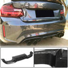 BMW 2 Series F22/F23 2014-2021 Diffuseur Arrière V4 pour F87 M2/M2C, Carbone photo 1