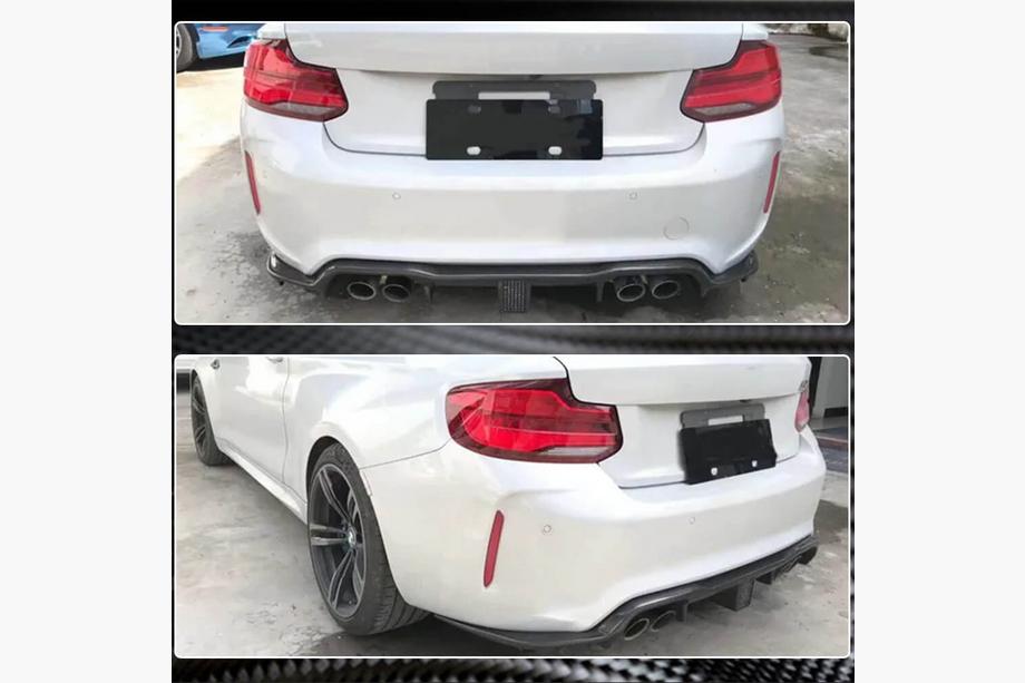 BMW 2 Series F22/F23 2014-2021 Diffuseur Arrière V7 (pour F87 M2/M2C, Carbone) Photo 4
