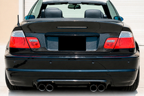BMW 3 Series E46 1998-2006 Diffuseur Arriere V2 (pour M3, Carbone) photo 1