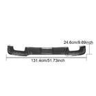 BMW 3 Series E90/E91 2005-2011 Diffuseur de pare-chocs arrière pour E90 M-Sport, Carbone photo 12
