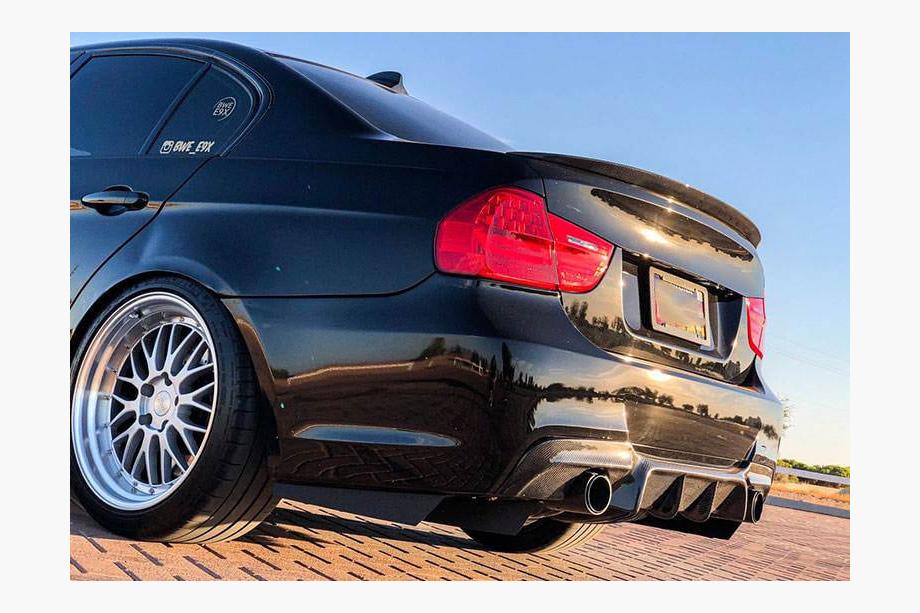 BMW 3 Series E90/E91 2005-2011 Diffuseur de Pare-chocs Arrière FRP V5 (pour E90 M Sport) Photo 3