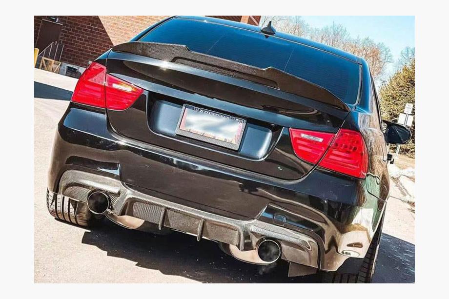 BMW 3 Series E90/E91 2005-2011 Diffuseur de Pare-chocs Arrière FRP V5 (pour E90 M Sport) Photo 6