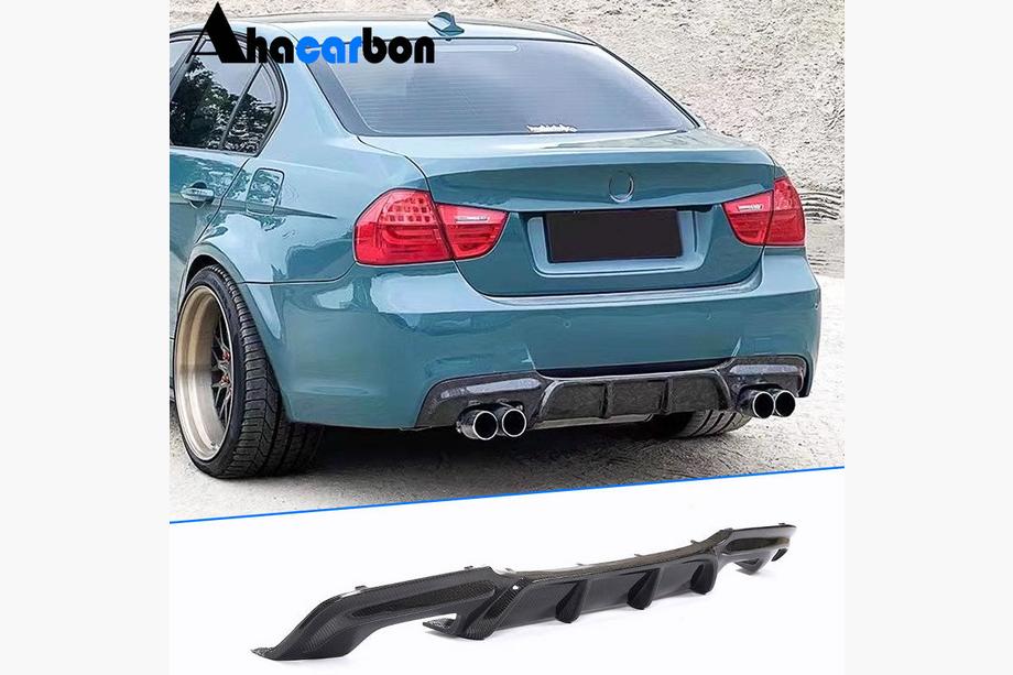 BMW 3 Series E90/E91 2005-2011 Diffuseur de Pare-chocs Arrière FRP V5 (pour E90 M Sport) Photo 11