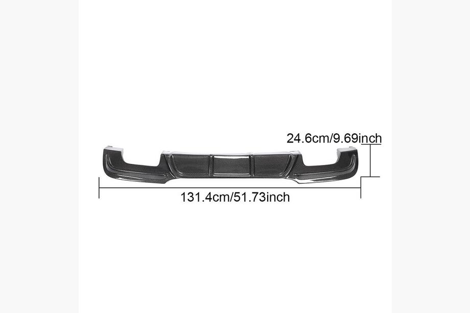 BMW 3 Series E90/E91 2005-2011 Diffuseur de Pare-chocs Arrière FRP V5 (pour E90 M Sport) Photo 12