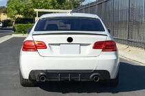 BMW 3 Series E92/E93 2006–2013 Diffuseur de Pare-Chocs Arrière V2 (pour M-Sport, Carbone) photo 2