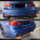 BMW 3 Series F30/F31 2012-2019 Diffuseur Arriere V2 pour F30 M-Sport, Carbone photo 11