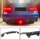 BMW 3 Series F30/F31 2012-2019 Diffuseur Arriere V2 pour F30 M-Sport, Carbone photo 16
