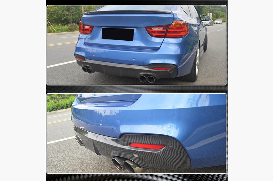 BMW 3 Series F34 2013–2020 Diffuseur Arriere V3 (pour F34 M-Sport, Carbone) Photo 3