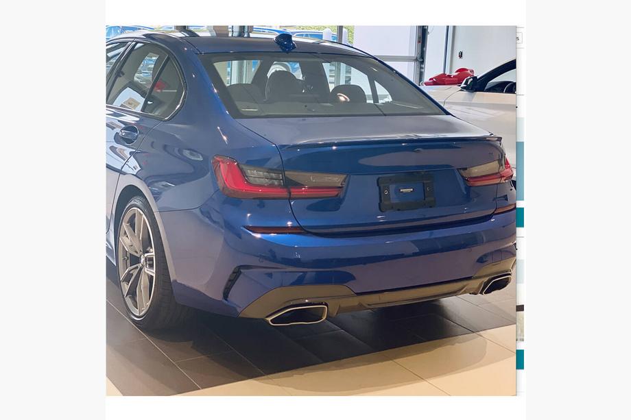 BMW 3 Series G20/G21 2018- Diffuseur de Pare-Chocs Arrière MP-Style (pour M-Sport 2018-2022, Carbone) Photo 3