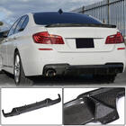 BMW 5 Series F10/F11 2010–2016 Diffuseur Arriere V3 pour F10 M-Sport, Carbone photo 1