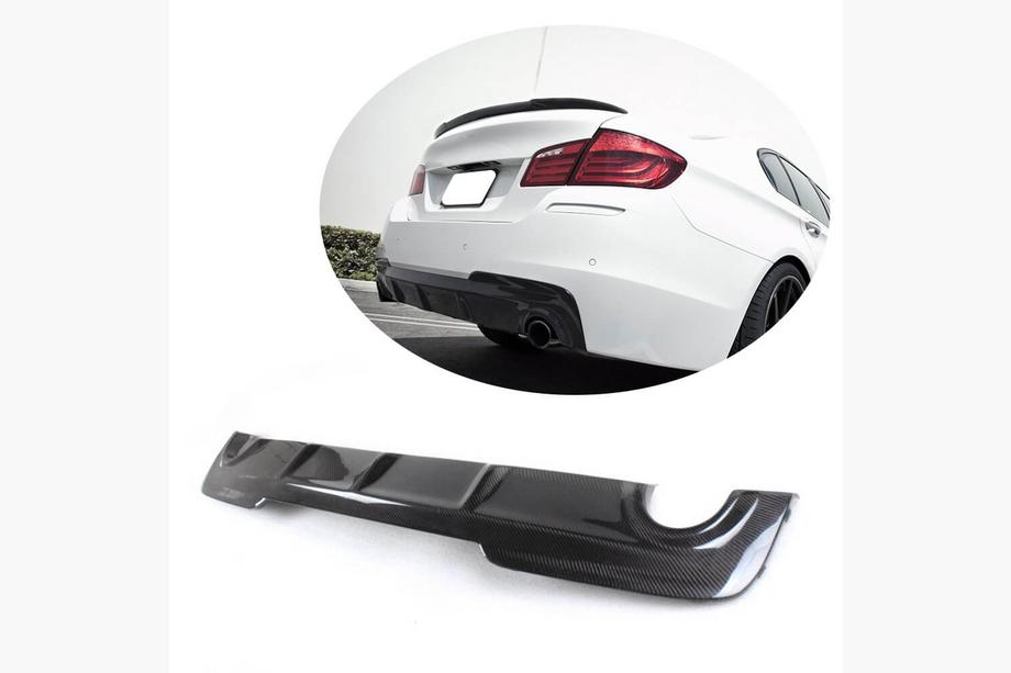 BMW 5 Series F10/F11 2010–2016 Diffuseur Arriere V5 pour F10 M-Sport, Carbone Photo 1