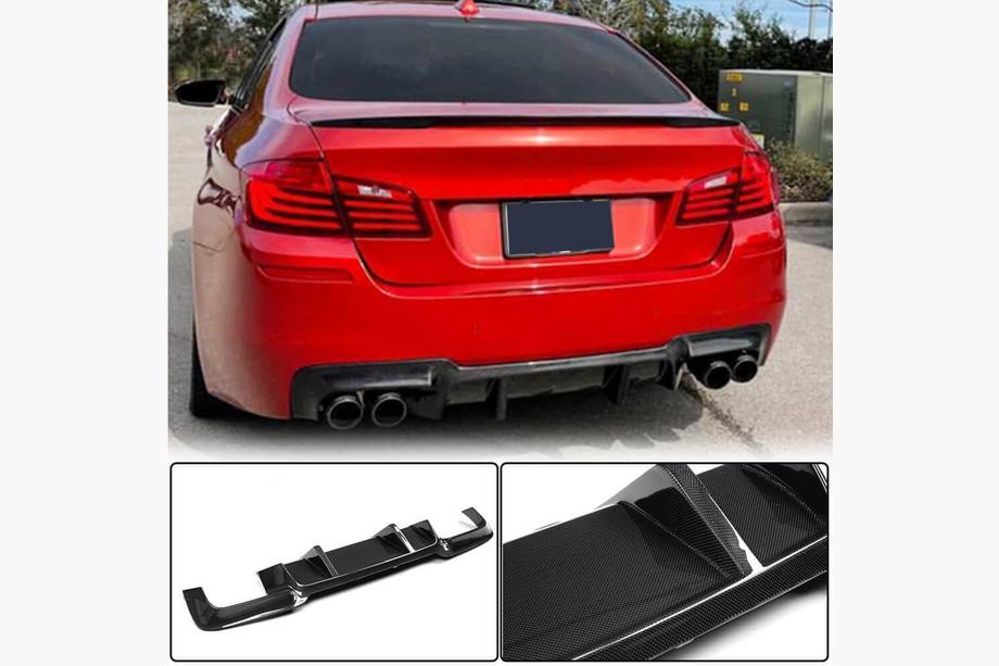 BMW 5 Series F10/F11 2010–2016 Diffuseur Arrière V1 pour F10 M5, Carbone Image