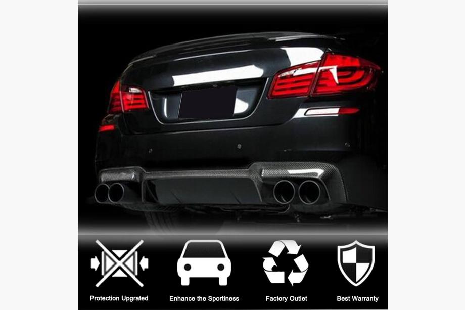 BMW 5 Series F10/F11 2010–2016 Diffuseur Arrière V2 pour F10 M5, Carbone Photo 2