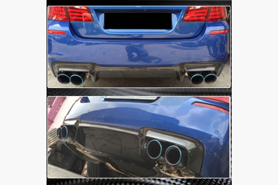 BMW 5 Series F10/F11 2010–2016 Diffuseur Arrière V2 pour F10 M5, Carbone Photo 4