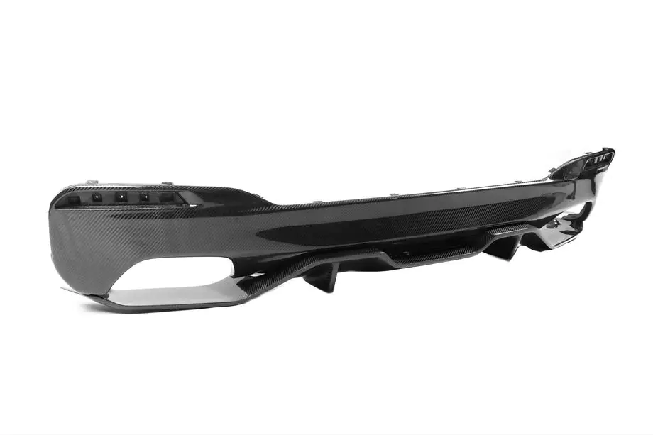 BMW Série 5 G30/G31 2017–2023 Diffuseur de pare-chocs arrière V4 (pour M-Sport/M5 F90, Carbone) Photo 6