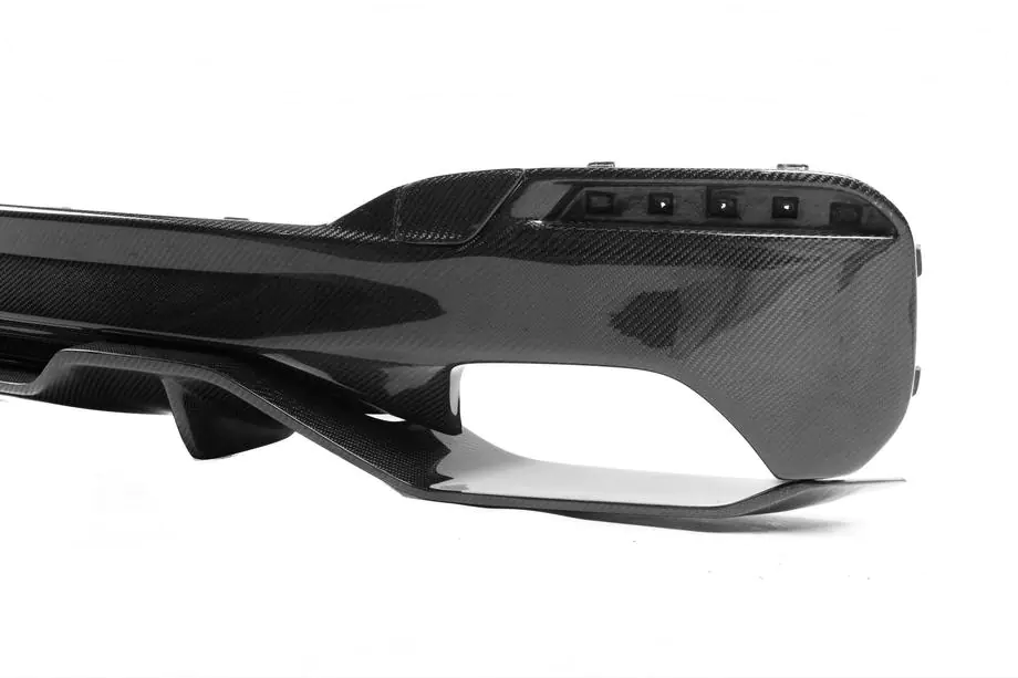 BMW Série 5 G30/G31 2017–2023 Diffuseur de pare-chocs arrière V4 (pour M-Sport/M5 F90, Carbone) Photo 8
