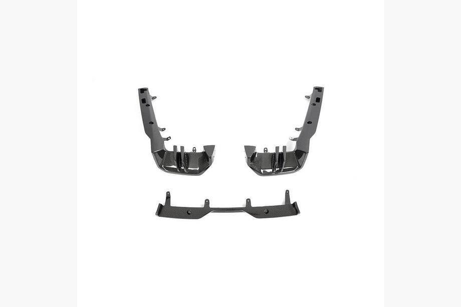 BMW 5/i5 Series G60/G60E/G61 2023- Diffuseur de Pare-chocs Arrière (pour M-Sport, Carbone) Photo 8