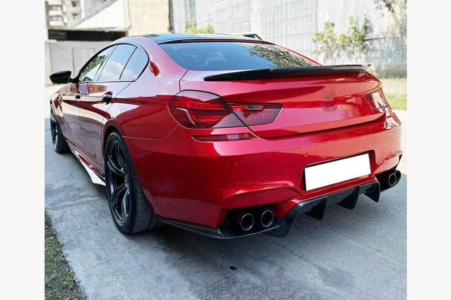 BMW 6 Series F12/F13/F06 2011-2018 Diffuseur de pare-chocs arrière V1 (pour M6, Carbone) Photo 3