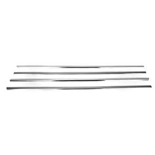 Baguettes de vitres latérales chromées (4 pcs, inox) photo 2