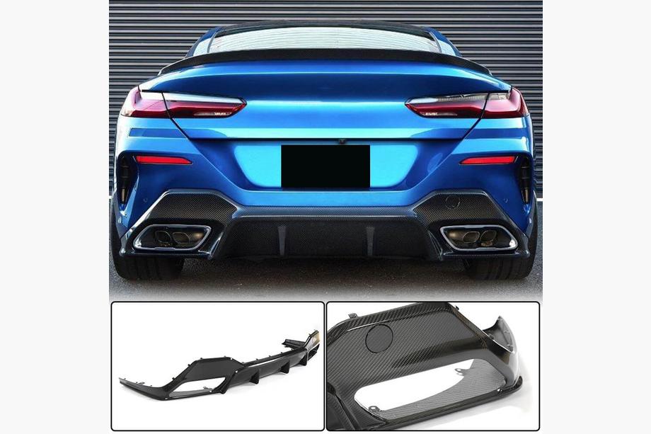 BMW 8 Series G14/G15/G16 2018- Diffuseur Arriere V2 pour G14/G15 M-Sport, Carbone Photo 1