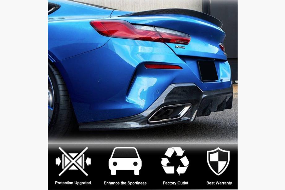 BMW 8 Series G14/G15/G16 2018- Diffuseur Arriere V2 pour G14/G15 M-Sport, Carbone Photo 3