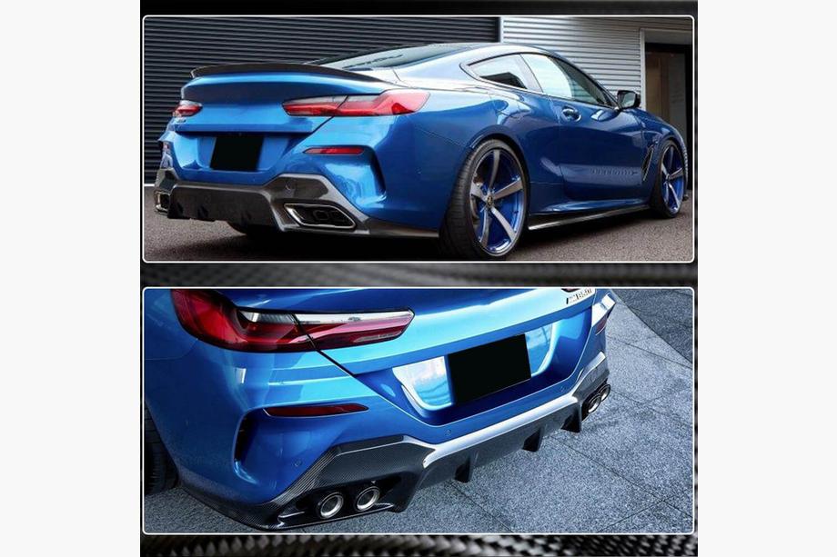 BMW 8 Series G14/G15/G16 2018- Diffuseur Arriere V2 pour G14/G15 M-Sport, Carbone Photo 4