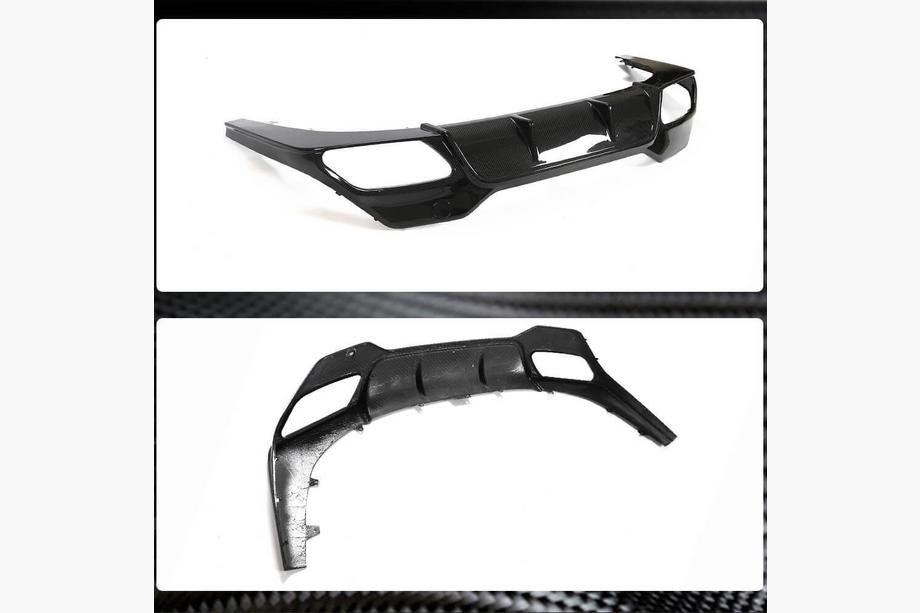 BMW 8 Series G14/G15/G16 2018- Diffuseur Arriere V2 pour G14/G15 M-Sport, Carbone Photo 5