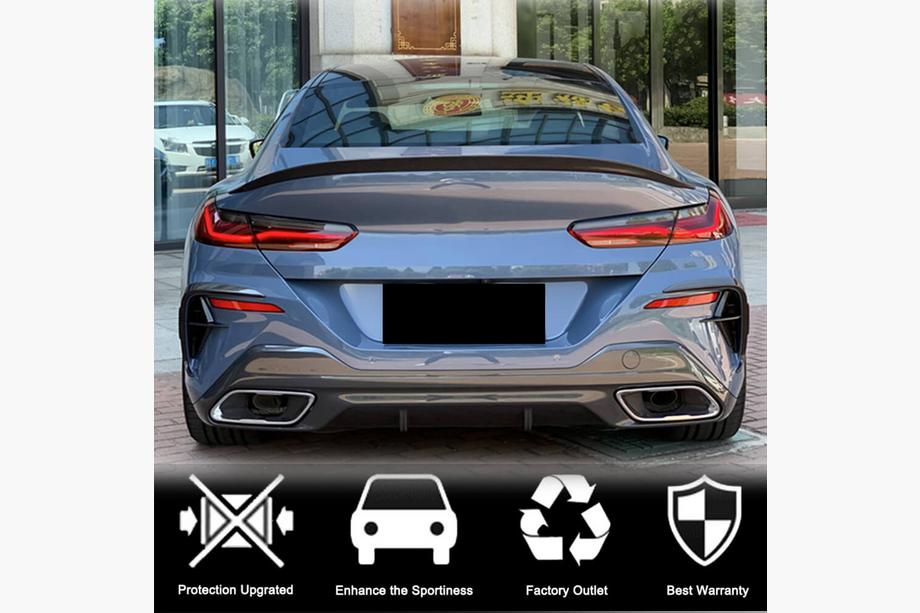 BMW 8 Series G14/G15/G16 2018- Diffuseur de Pare-Chocs Arrière V2 (pour G16 M-Sport, Carbone) Photo 3
