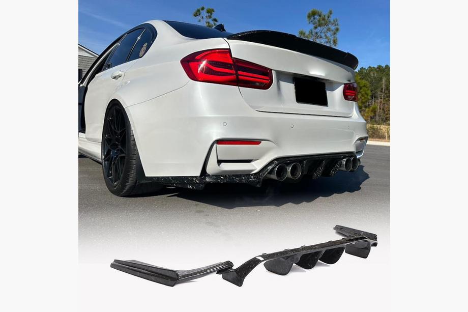BMW 3 Series F30/F31 2012-2019 Diffuseur Arrière V5 (pour F80, Carbone) Image